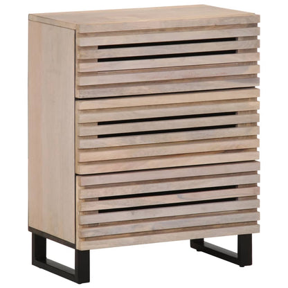 Sideboard 2 Stk. 60x34x75 cm Massivholz Mango