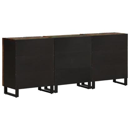 Sideboard 3 Stk. 60x34x75 cm Massivholz Akazie