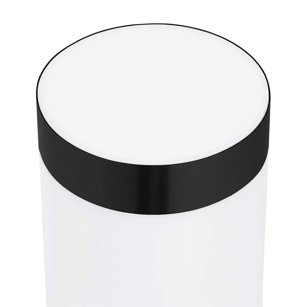 Außenwandleuchte Schwarz 12 x 8,5 x 27 cm Edelstahl und Plastik