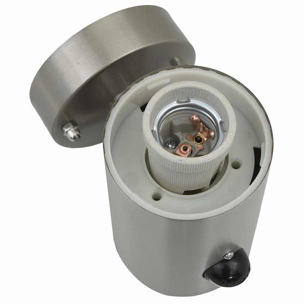 Außenwandleuchte Silber 12 x 7.5 x 29 cm Edelstahl