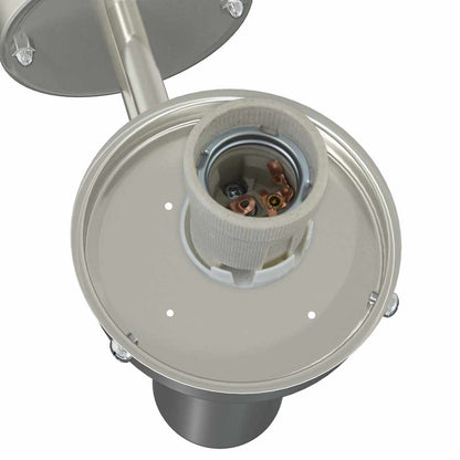 Außenwandleuchte 2 pcs Silber 28 x 25 x 38 cm