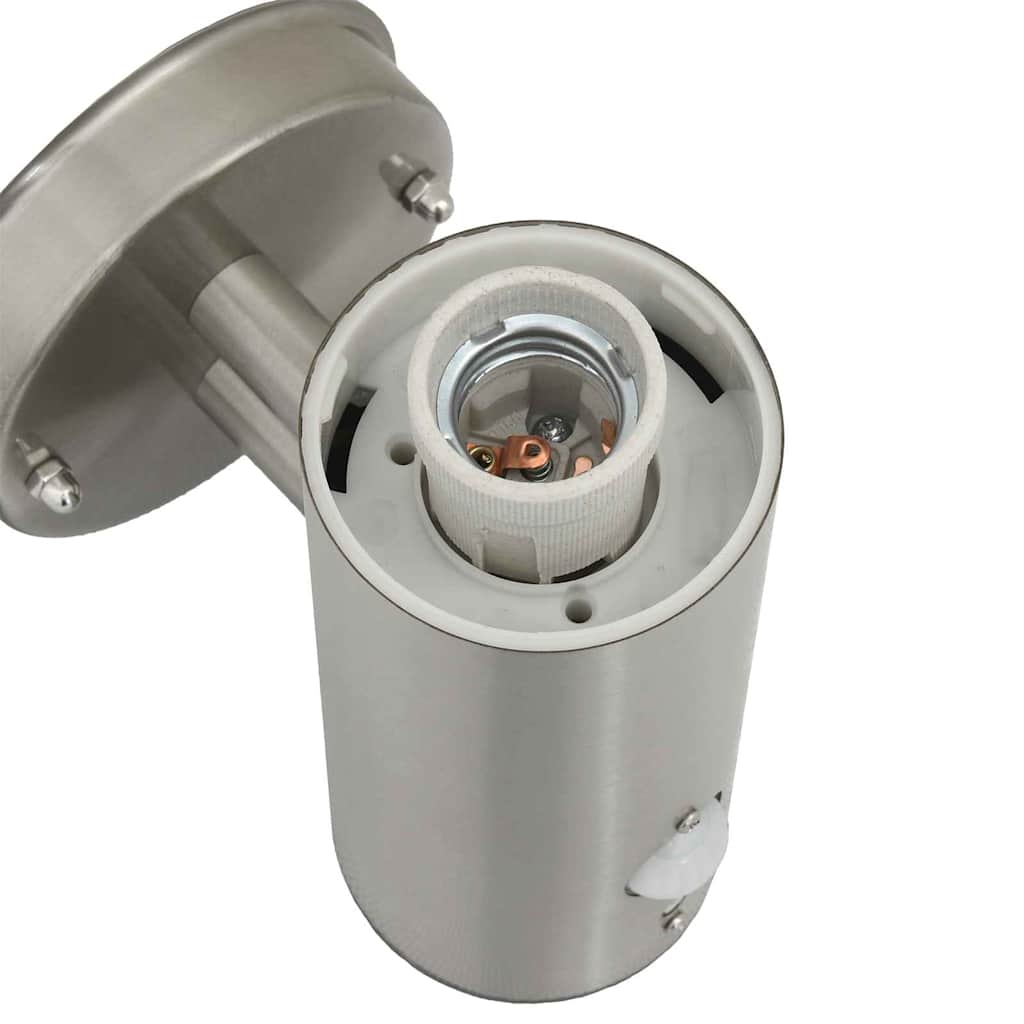 Außenwandleuchte 2 pcs Silber 15 x 7,5 x 33 cm