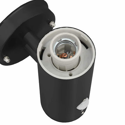 Außenwandleuchte 2 pcs Schwarz 15 x 7,5 x 33 cm