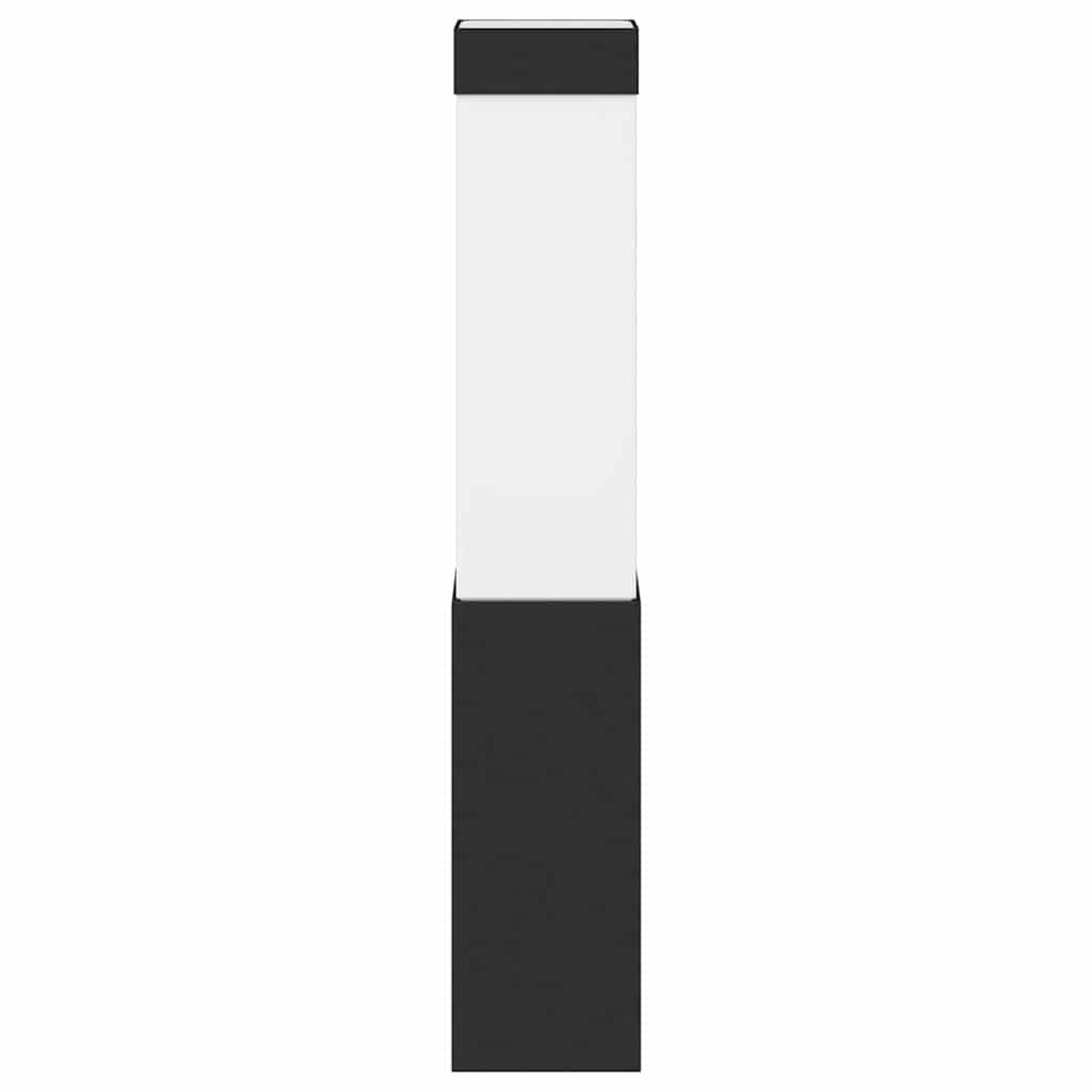 Außenwandleuchte Schwarz 10,5 x 6 x 33 cm Edelstahl und Plastik