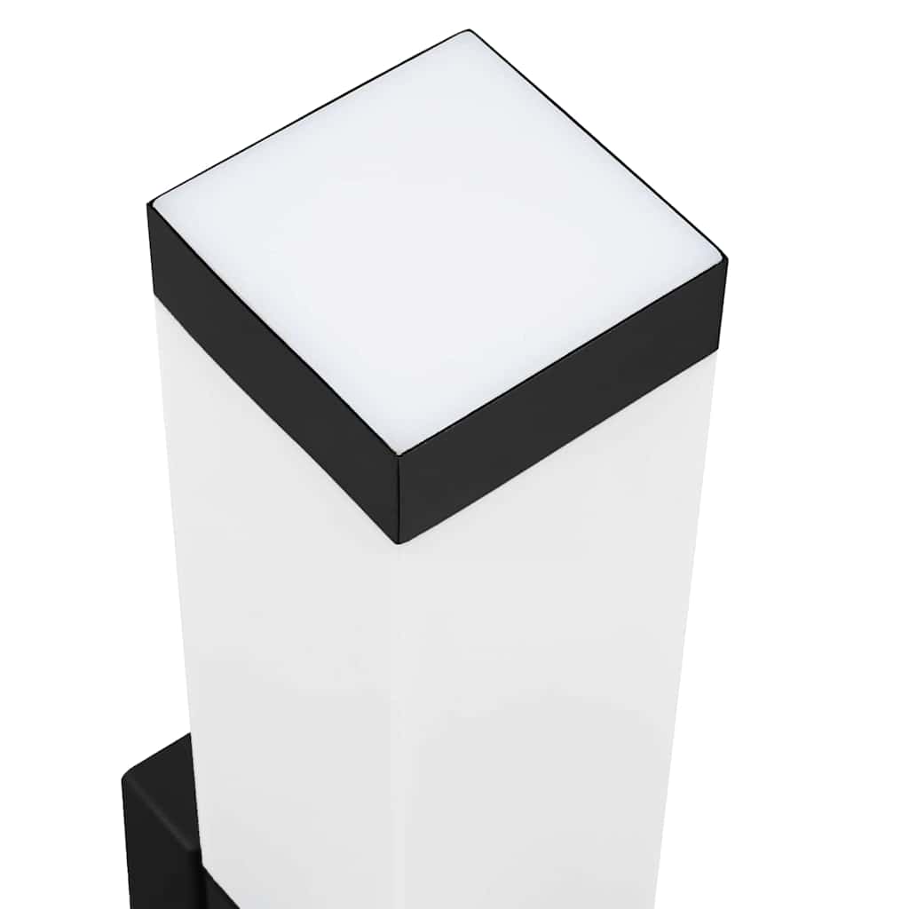 Außenwandleuchte 2 pcs Schwarz 10,5 x 6 x 33 cm