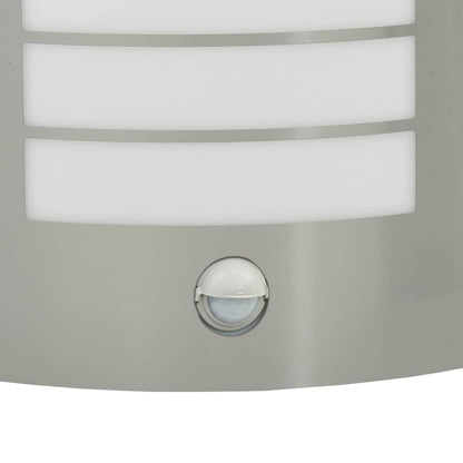 Außenwandleuchte 2 pcs Silber 23,5 x 9 x 26 cm