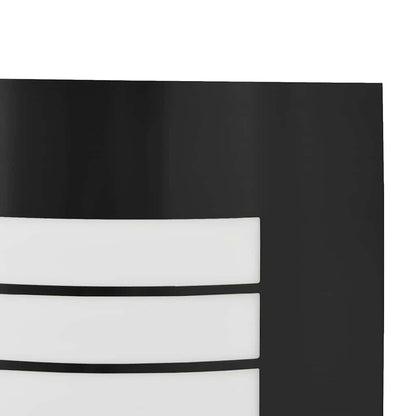 Außenwandleuchte 2 pcs Schwarz 23,5 x 9 x 26 cm