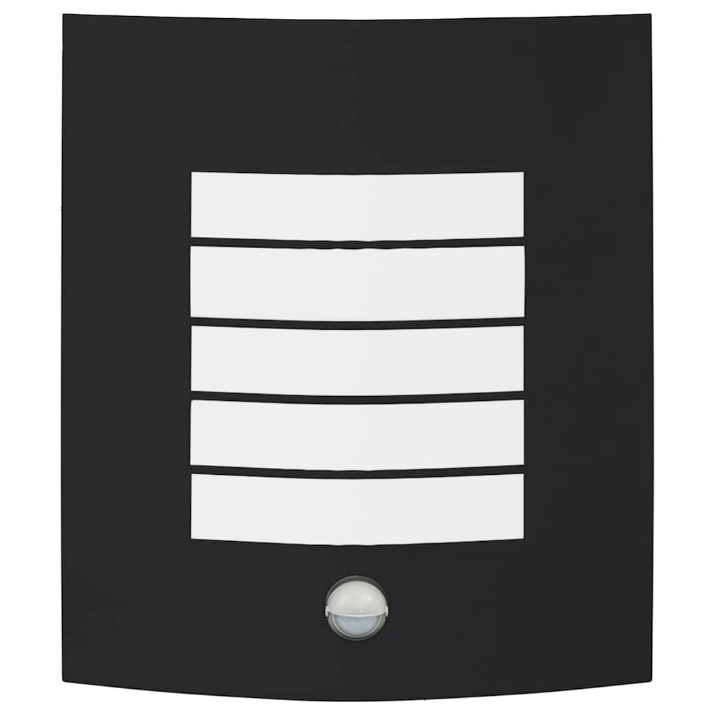 Außenwandleuchte 2 pcs Schwarz 23,5 x 9 x 26 cm