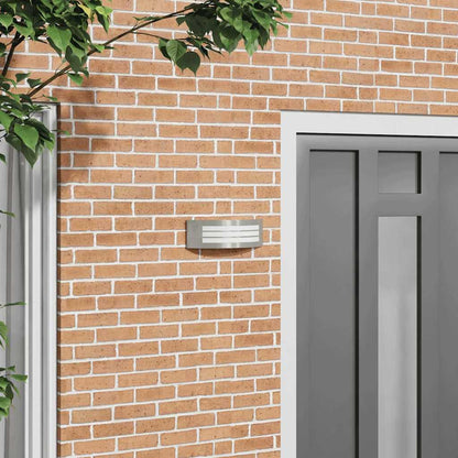 Außenwandleuchte Silber 32 x 10 x 10 cm Edelstahl und Plastik