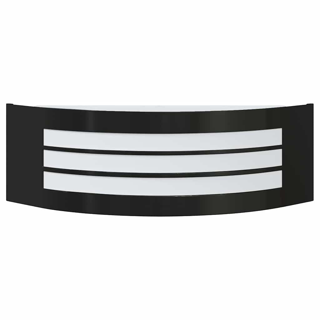 Außenwandleuchte 2 pcs Schwarz 32 x 10 x 10 cm