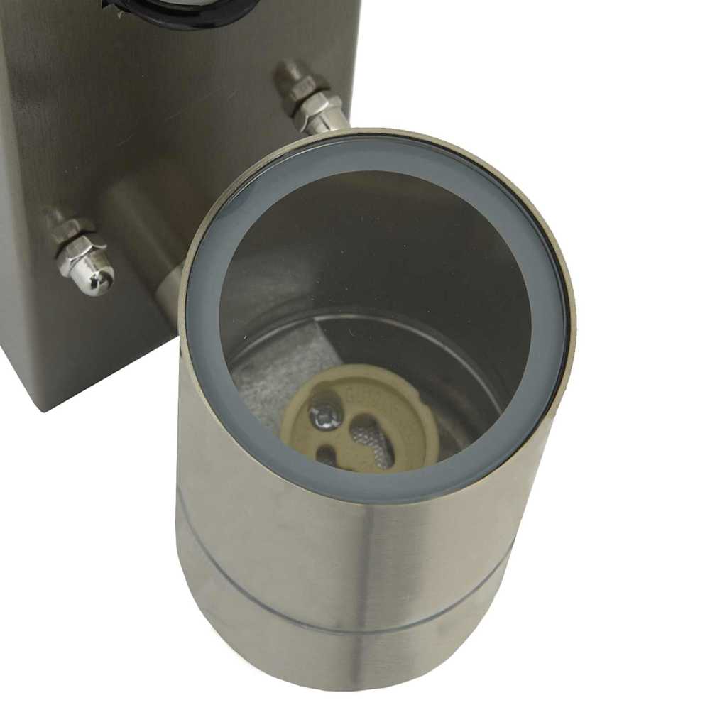 Außenwandleuchte 2 pcs Silber 6,5 x 10,5 x 16 cm