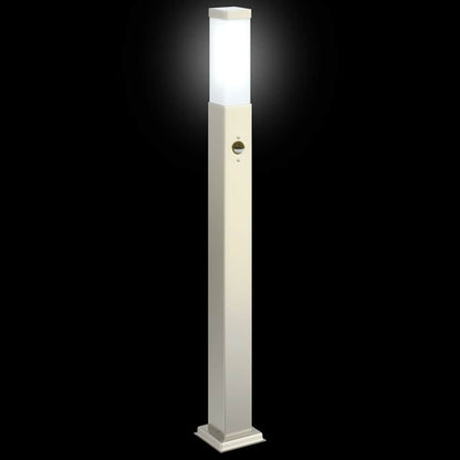 Pollerleuchten mit Sensor 3 Stk. 80 cm Edelstahl IP44