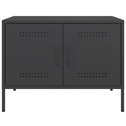 TV-Schrank Schwarz 68x39x50,5 cm Stahl