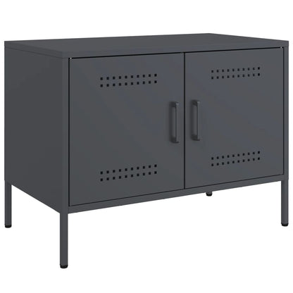 TV-Schrank Anthrazit 68x39x50,5 cm Stahl