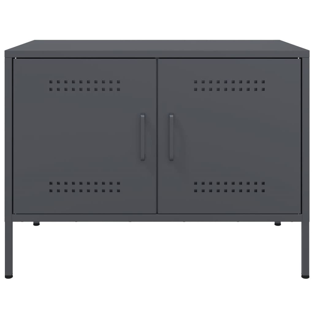 TV-Schrank Anthrazit 68x39x50,5 cm Stahl