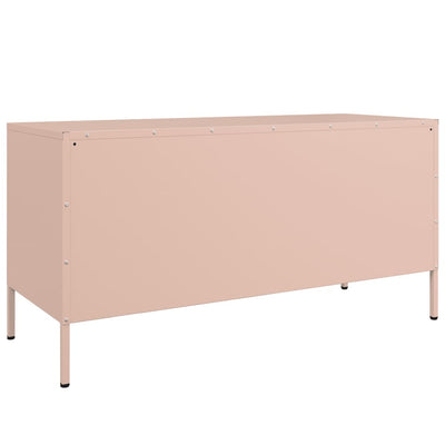 TV-Schrank Rosa 100,5x39x50,5 cm Stahl