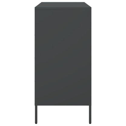 Sideboard Schwarz 68x39x79 cm Stahl