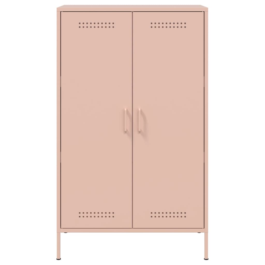 Highboard Rosa 68x39x113 cm Stahl