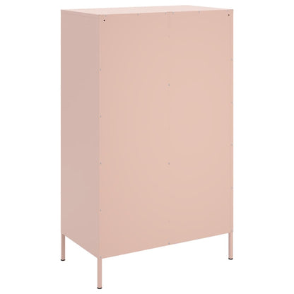 Highboard Rosa 68x39x113 cm Stahl