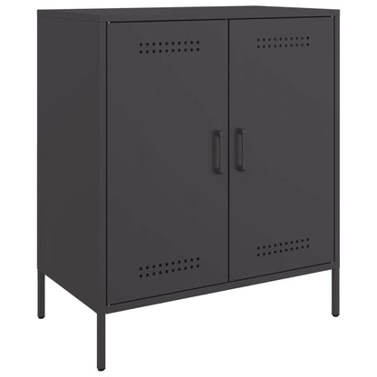 Sideboard Schwarz 68x39x79 cm Stahl