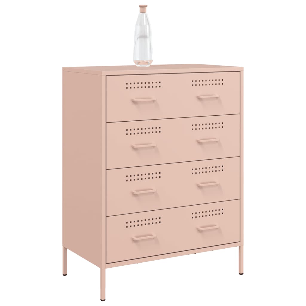 Sideboard Rosa 68x39x89 cm Stahl