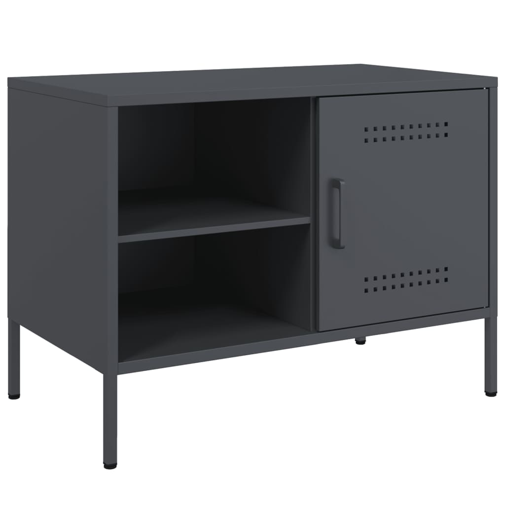 TV-Schrank Anthrazit 68x39x50,5 cm Stahl