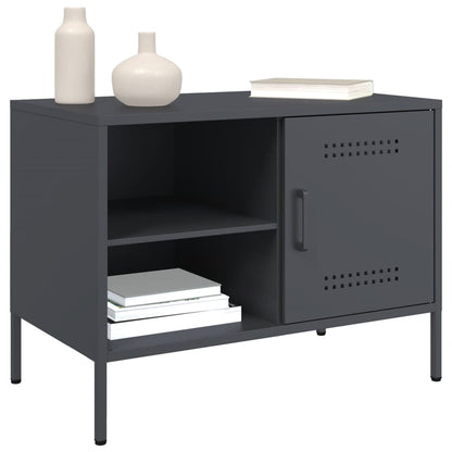 TV-Schrank Anthrazit 68x39x50,5 cm Stahl