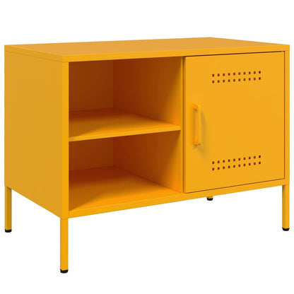 TV-Schrank Senfgelb 68x39x50,5 cm Stahl