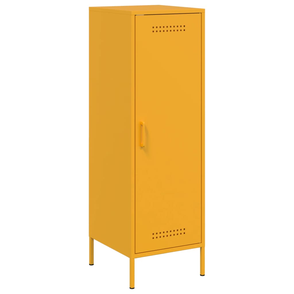 Highboard Senfgelb 36x39x113 cm Stahl