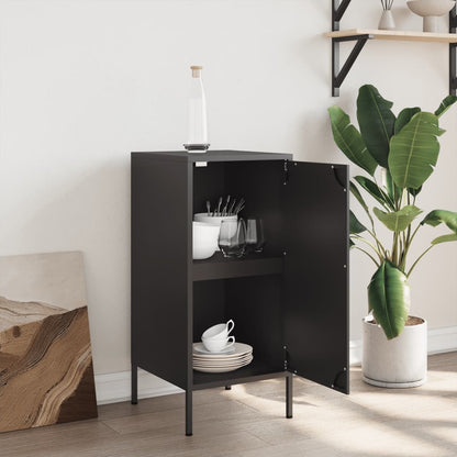 Sideboard Schwarz 36x39x79 cm Stahl