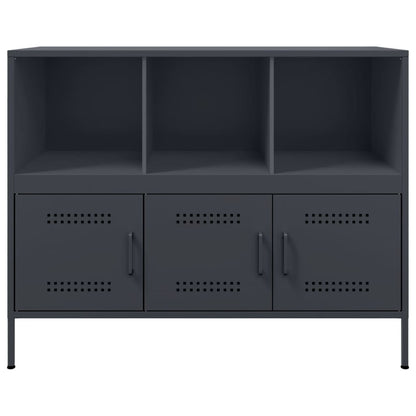 Sideboard Anthrazit 100,5x39x79 cm Stahl