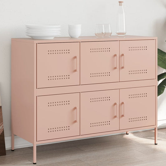 Sideboard Rosa 100,5x39x79 cm Stahl