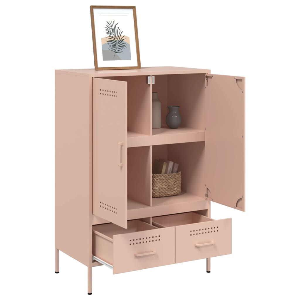 Highboard Rosa 68x39x101,5 cm Stahl