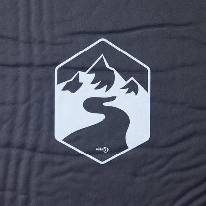 Materassino autogonfiabile con cuscino, grigio