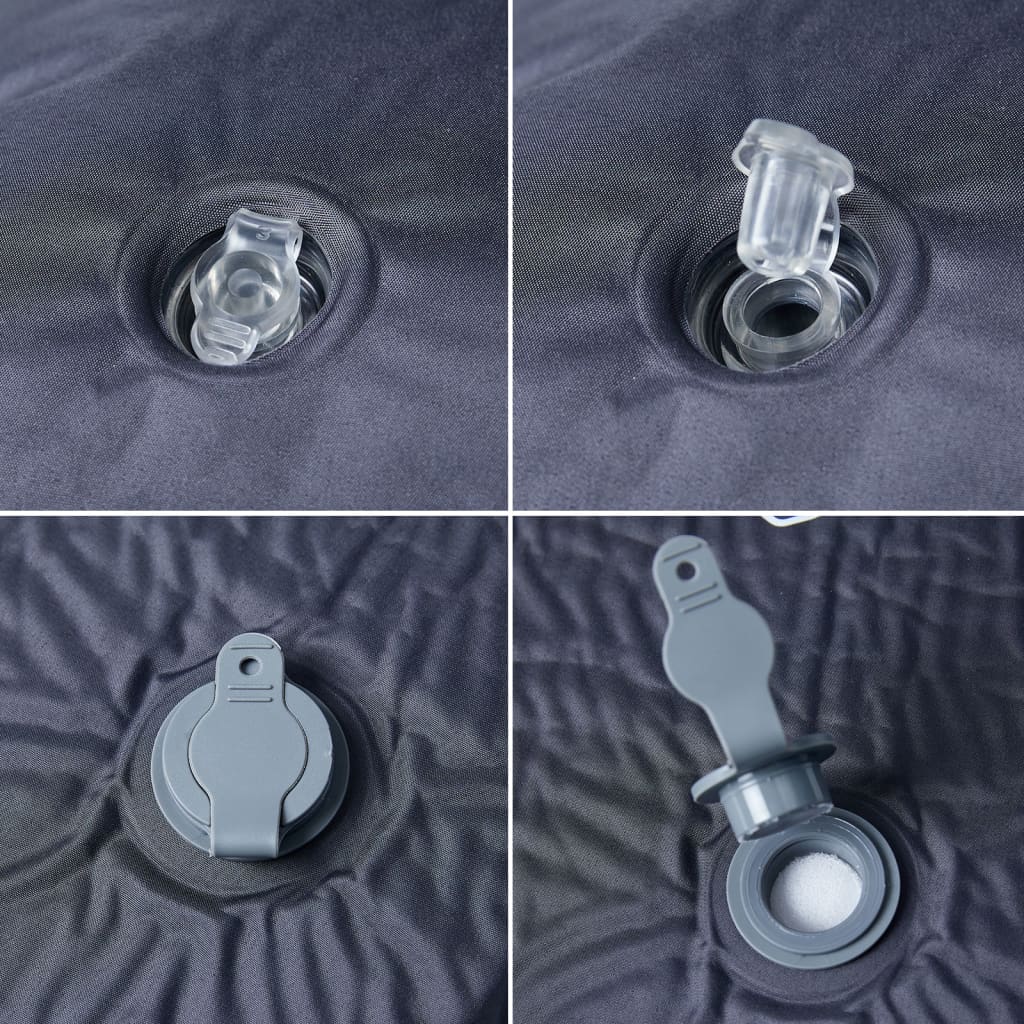 Materassino autogonfiabile con cuscino, grigio