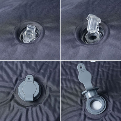 Materassino autogonfiabile con cuscino, grigio