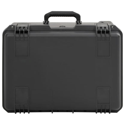 Koffer für Flugreise Tragbar Schwarz 54x41,5x29 cm PP