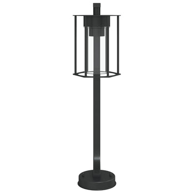 Wegeleuchten 3 Stk. Schwarz 60 cm Edelstahl