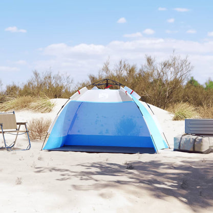 Strandzelt 2 Personen Azurblau Quick Release Wasserdicht