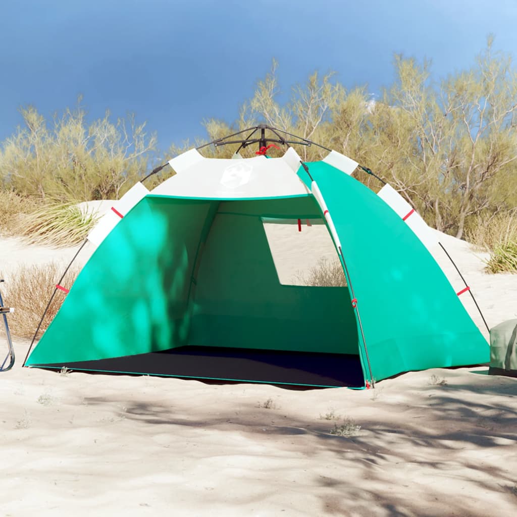 Strandzelt 2 Personen Seegrün Quick Release Wasserdicht