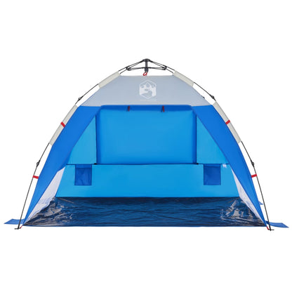 Strandzelt 2 Personen Azurblau Quick Release Wasserdicht