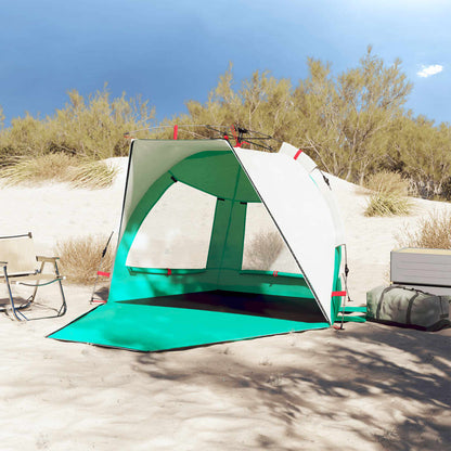 Strandzelt 2 Personen Seegrün Quick Release Wasserdicht