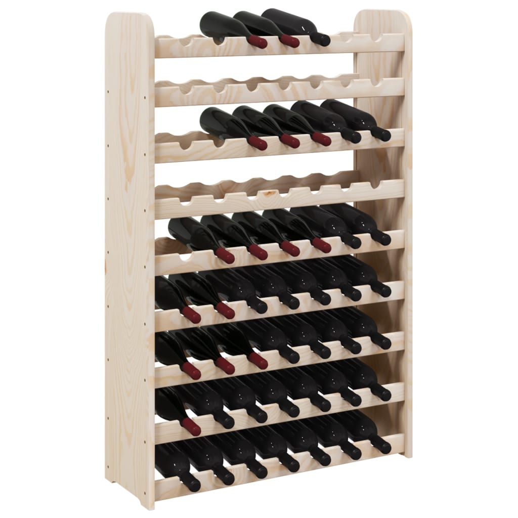 Weinregal 72,5x25x111,5 cm Massivholz Kiefer