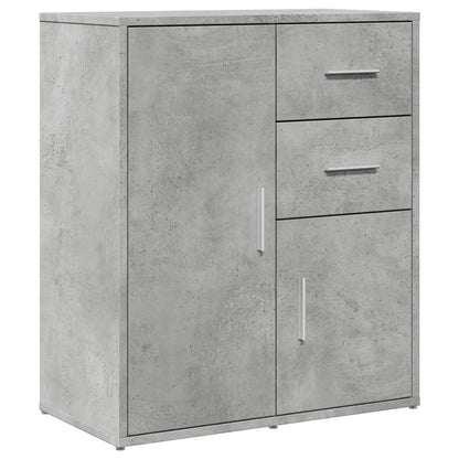 Sideboards 2 Stk. Betongrau 60x31x70 cm Holzwerkstoff