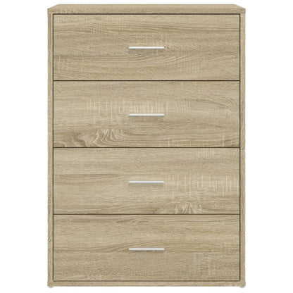 Sideboards 2 Stk. Sonoma-Eiche 60x31x84 cm Holzwerkstoff