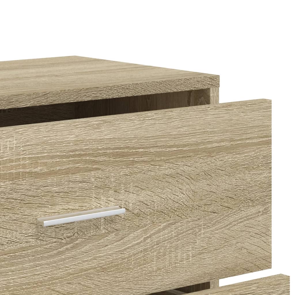 Sideboards 2 Stk. Sonoma-Eiche 60x31x84 cm Holzwerkstoff