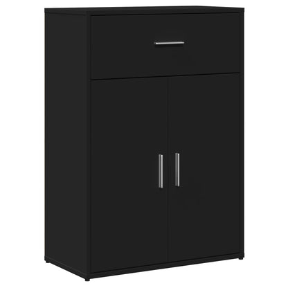 Sideboards 2 Stk. Schwarz 60x30x84 cm Holzwerkstoff