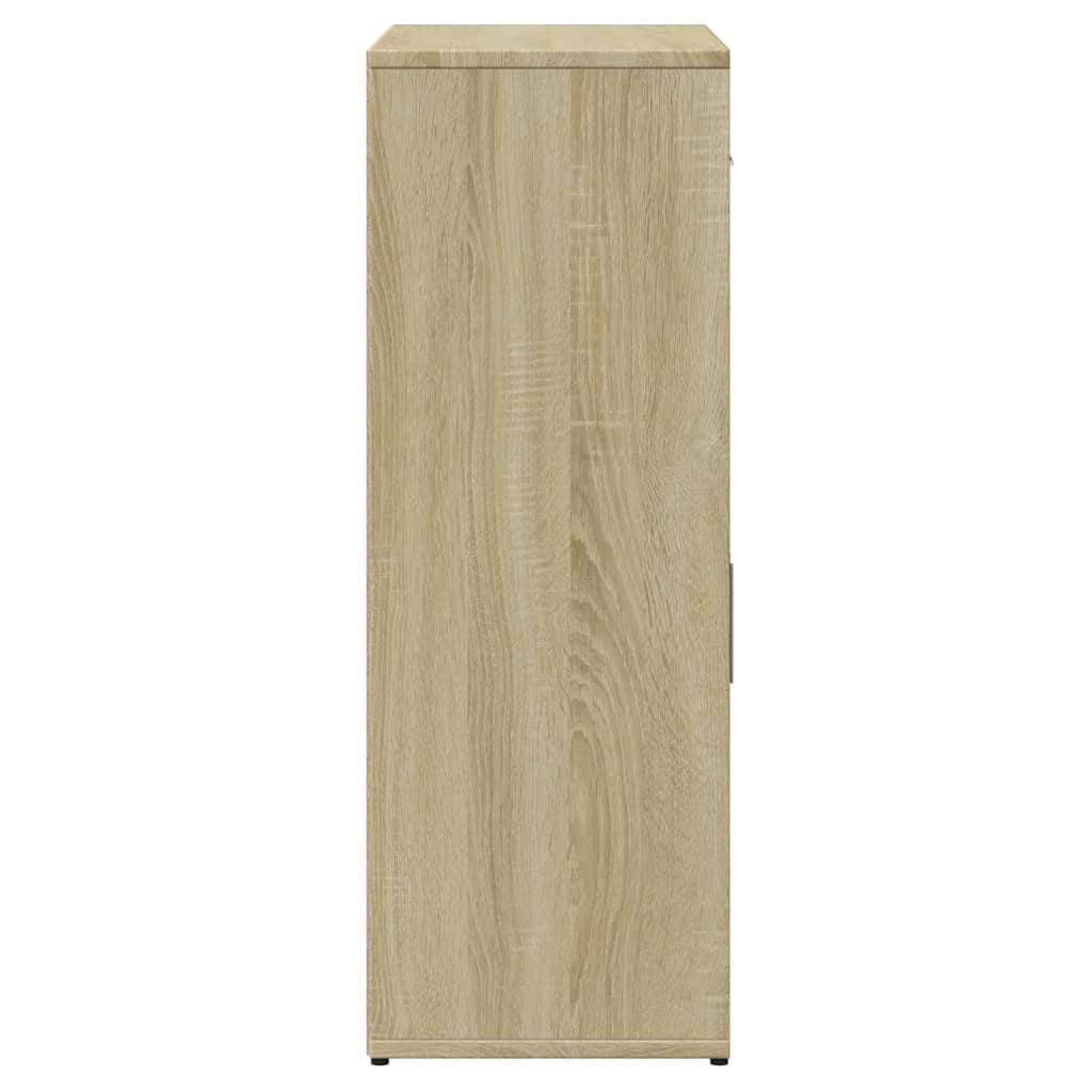 Sideboards 2 Stk. Sonoma-Eiche 60x30x84 cm Holzwerkstoff