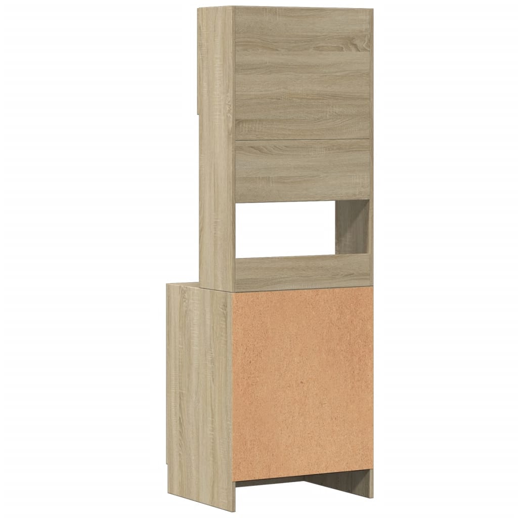 Küchenschrank Sonoma-Eiche 60x50x180 cm Holzwerkstoff