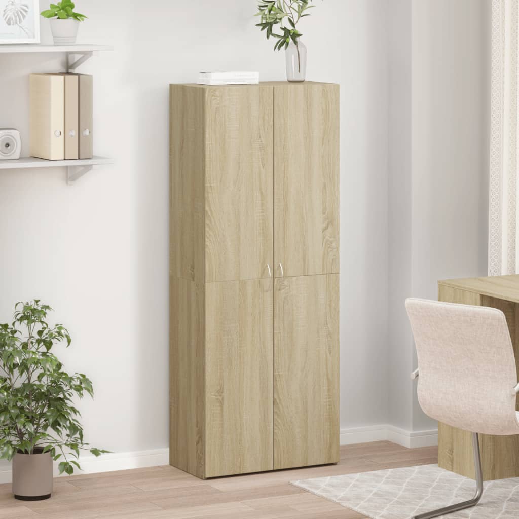 Aktenschrank Sonoma-Eiche 60x32x153 cm Holzwerkstoff